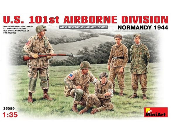 Miniart MIN35089 U.S. 101st AIRBORNE DIVISION NORMANDY 1944 KIT 1:35 Modellino