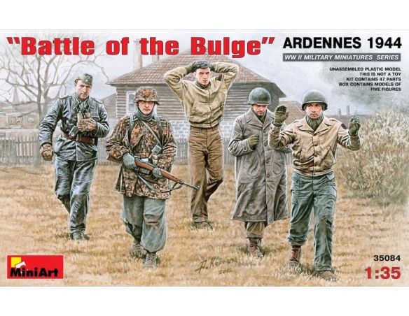 Miniart MIN35084 BATTLE OF THE BULGE ARDENNES 1944 KIT 1:35 Modellino