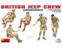 Miniart MIN35051 BRITISH JEEP CREW KIT 1:35 Modellino