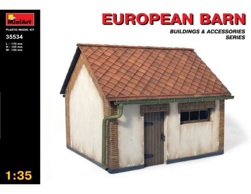 Miniart MIN35534 EUROPEAN BARN KIT 1:35 Modellino