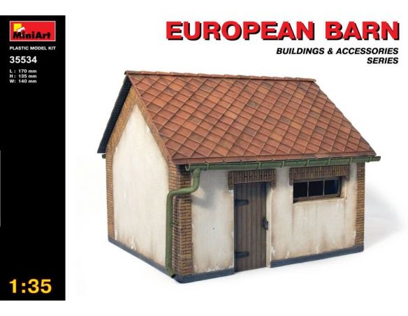 Miniart MIN35534 EUROPEAN BARN KIT 1:35 Modellino