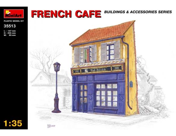 Miniart MIN35513 FRENCH CAFE' KIT 1:35 Modellino
