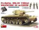 Miniart MIN35100 PANZERKAMPFWAGEN MK.3N 749 VALENTINE MK.3 KIT 1:35 Modellino