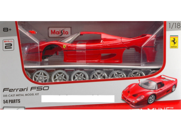 Maisto MI39823R FERRARI F50 1995 RED KIT 1:18 Modellino