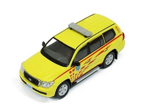 J-Collection JC256 TOYOTA LAND CRUISER 200 QATAR 2009 FIRE BRIGADE 1:43 Modellino