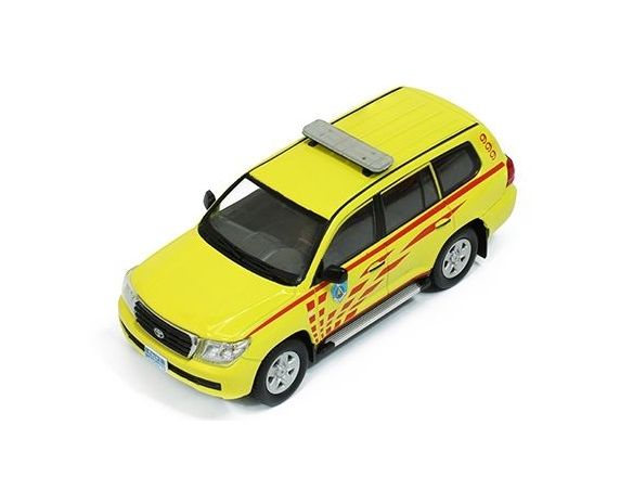 J-Collection JC256 TOYOTA LAND CRUISER 200 QATAR 2009 FIRE BRIGADE 1:43 Modellino