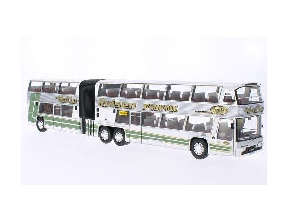 Neo Scale Models NEO43935 NEOPLAN JUMBO CRUISER MKI HELLO TRAVEL 1:43 Modellino