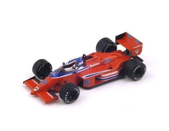 Spark Model S1789 BEATRICE-LOLA THL2 P.TAMBAY 1986 N.16 ACCIDENT BELGIUM GP 1:43 Modellino