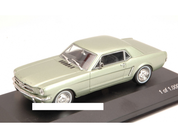 White Box WB121 FORD MUSTANG 1965 METALLIC GREEN 1:43 Modellino