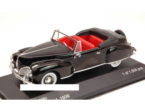 White Box WB117 LINCOLN CONTINENTAL 1939 BLACK 1:43 Modellino