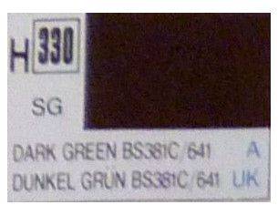 Gunze GU0330 DARK GREEN SEMI-GLOSS ml 10 Pz.6 Modellino
