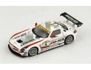 Spark Model SA069 MERCEDES SLS AMG GT3 N.6 2nd MACAU GP GT CUP 2014 R.VAN DER ZANDE  1:43 Modellino