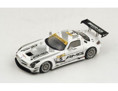 Spark Model SA068 MERCEDES SLS AMG GT3 N.5 WINNER MACAU GP GT CUP 2014 MARCO ENGEL 1:43 Modellino