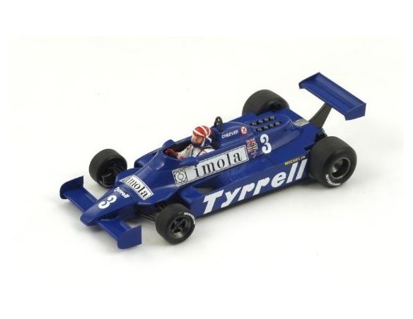 Spark Model S4319 TYRRELL 010 E.CHEEVER 1981 N.3 5th MONACO GP 1:43 Modellino