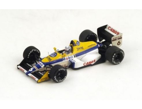 Spark Model S4028 WILLIAMS FW12 R.PATRESE 1988 N.6 6th MONACO GP 1:43 Modellino