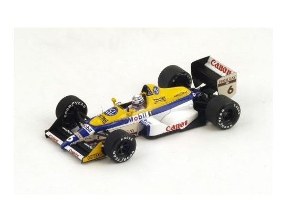 Spark Model S4028 WILLIAMS FW12 R.PATRESE 1988 N.6 6th MONACO GP 1:43 Modellino