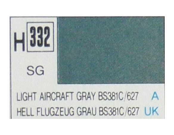 Gunze GU0332 LIGHT AIRCRAFT GRAY SEMI-GLOSS ml 10 Pz.6 Modellino