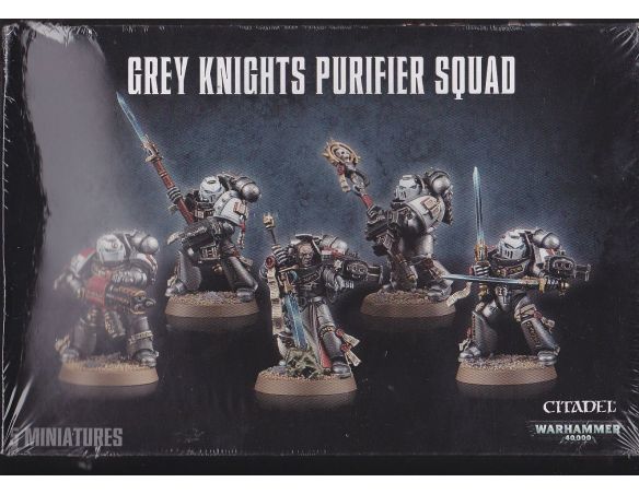 Games Workshop Warhammer 57-07 CAVALIERI GRIGI TERMINATOR GREY KNIGHTS PURIFIER SQUAD   