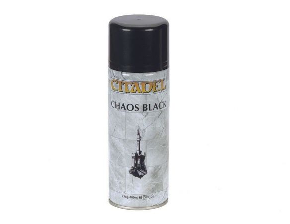 Games Workshop Citadel  62-02 Spray CHAOS BLACK 400ml 