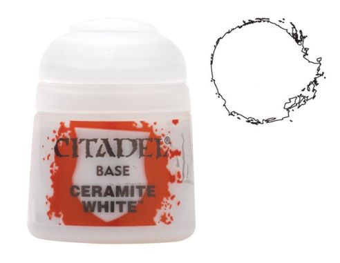 Games Workshop 21-34 Citadel BASE CERAMITE WHITE 12 ML