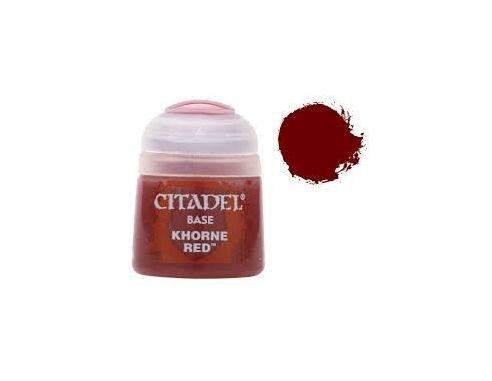 Games Workshop 21-04 Citadel BASE KHORNE RED 12 ML