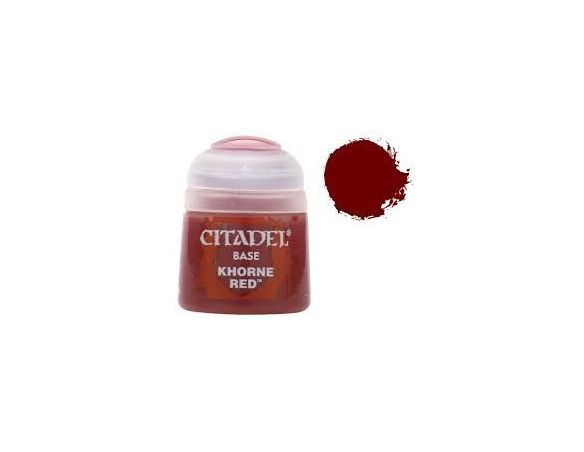 Games Workshop 21-04 Citadel BASE KHORNE RED 12 ML