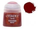 Games Workshop 21-04 Citadel BASE KHORNE RED 12 ML