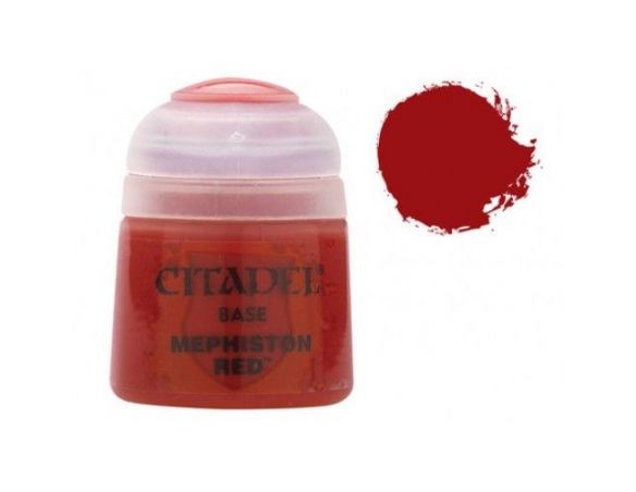 Games Workshop 21-03 Citadel BASE MEPHISTON RED 12 ML