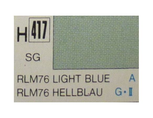 Gunze GU0417 LIGHT BLUE SEMI-GLOSS ml 10 Pz.6 Modellino