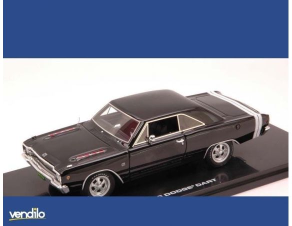 Highway 61 HGW43000 DODGE DART GTS 1968 GLOSS BLACK 1:43 Modellino