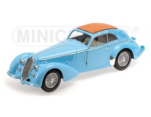 Minichamps PM100120420 ALFA ROMEO 8C 2900 B LUNGO 1938 LIGHT BLUE 1:18 Modellino