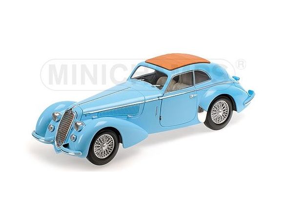 Minichamps PM100120420 ALFA ROMEO 8C 2900 B LUNGO 1938 LIGHT BLUE 1:18 Modellino