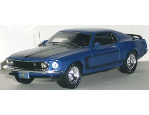 Highway 61 43002 FORD MUSTANG BOSS 302 1969 BLUE 1/43 Modellino