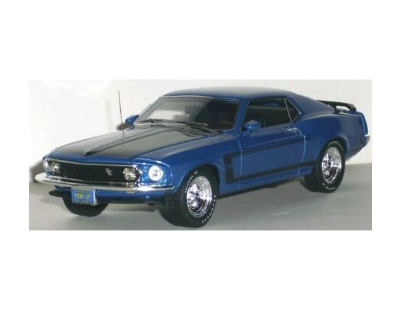 Highway 61 43002 FORD MUSTANG BOSS 302 1969 BLUE 1/43 Modellino