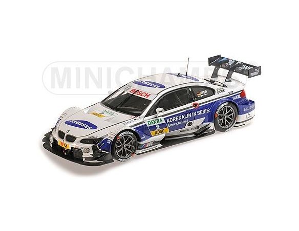 MINICHAMPS 100132202 BMW M3 DTM TEAM SCHNITZER DIRK WERNER DTM 2013 Modellino