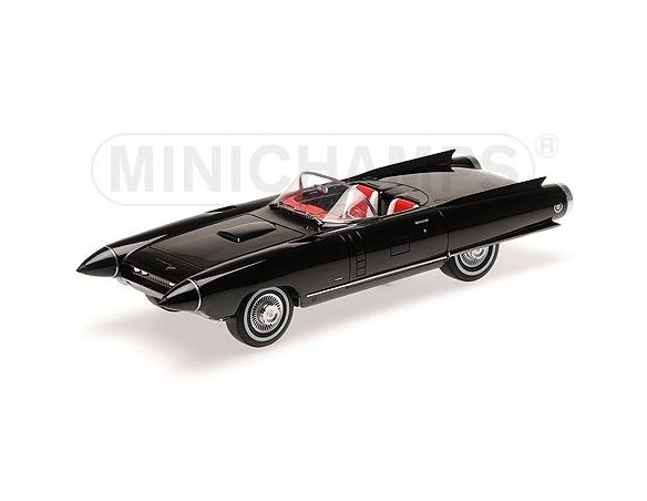 Minichamps PM107148221 CADILLAC CYCLONE XP 74 1959 BLACK 1:18 Modellino