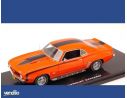 Highway 61 HGW43004 CHEVROLET CAMARO 1969 ORANGE/BLACK 1:43 Modellino