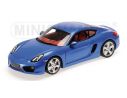 Minichamps PM110062221 PORSCHE CAYMAN 2012 METALLIC BLUE 1:18 Modellino