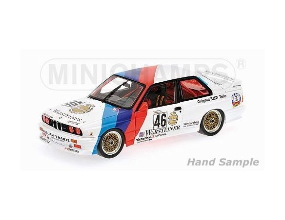 Minichamps PM180872046 BMW M3 N.46 WTCC 1987 RAVAGLIA-PIRRO 1:18 Modellino