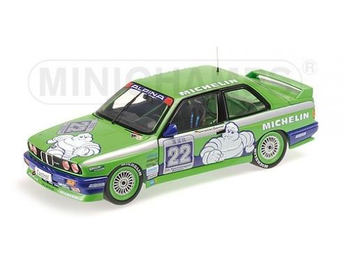 Minichamps PM180882022 BMW M3 TEAM ALPINA N.22 WINNER HOCKENHEIM DTM 1988 C.DANNER 1:18 Modellino