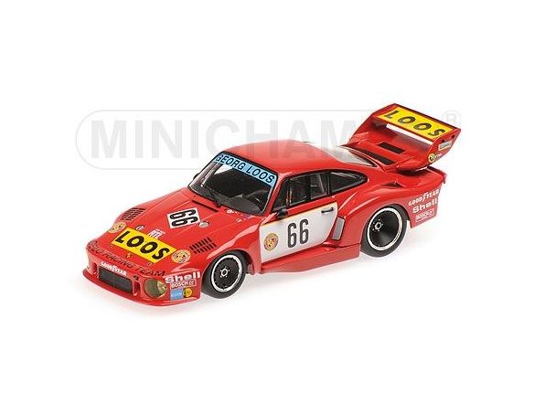 Minichamps PM400776366 PORSCHE 935/77 N.66 WINNER DRM NURBURGRING 1977 R.STOMMELEN 1:43 Modellino