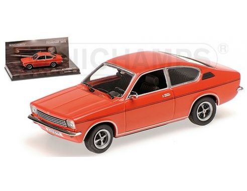 MINICHAMPS 436045620 OPEL KADETT C 40 JAHRE OPEL KADETT C RED PRASENTATION IAA 1973 Modellino