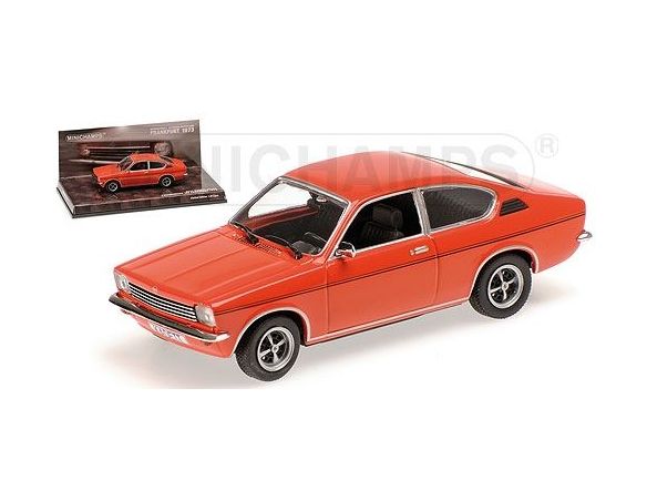 MINICHAMPS 436045620 OPEL KADETT C 40 JAHRE OPEL KADETT C RED PRASENTATION IAA 1973 Modellino