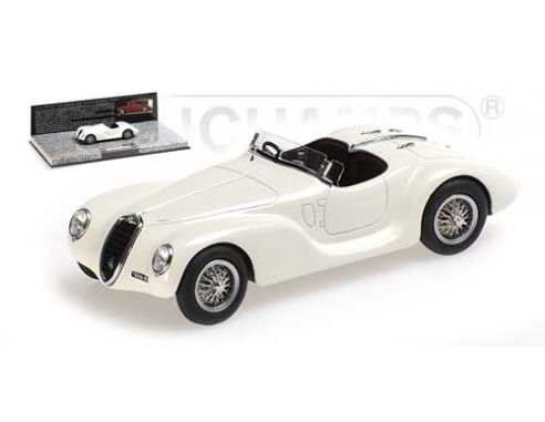 MINICHAMPS 437120234 ALFA ROMEO 6C 2500 SS CORSA SPIDER 1939 WHITE Modellino