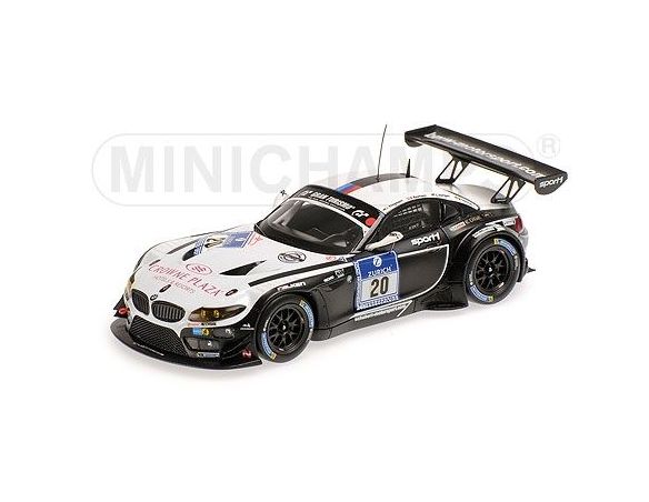 MINICHAMPS 437142030 BMW Z4 GT3 BMW SPORTS TROPHY TEAM SCHUBERT KLINGMANN BAUMANN HUERTGEN TOMCZYK 24H NURBURGRING 2014 Modellin
