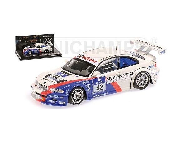 Minichamps PM444042342 BMW M3 N.42 WINNER 24H ADAC 2004 MULLER-MULLER-STUCK-LAMY 1:43 Modellino