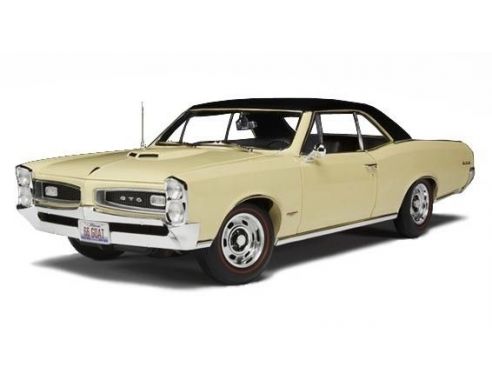 Highway 61 50585 PONTIAC GTO HARD TOP 1966 CREAM 1/18 Modellino