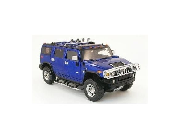 Highway 61 50593 HUMMER H2 ALL TERRAIN BLUE 1/18 Modellino
