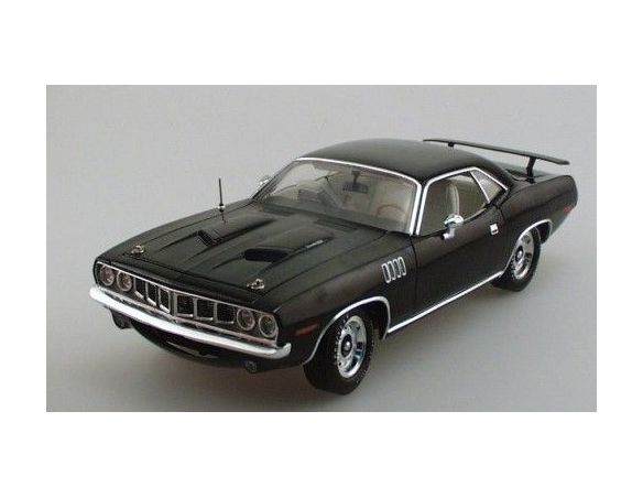 Highway 61 50650 PLYMOUTH CUDA 383 BLACK 1971 1/18 Modellino