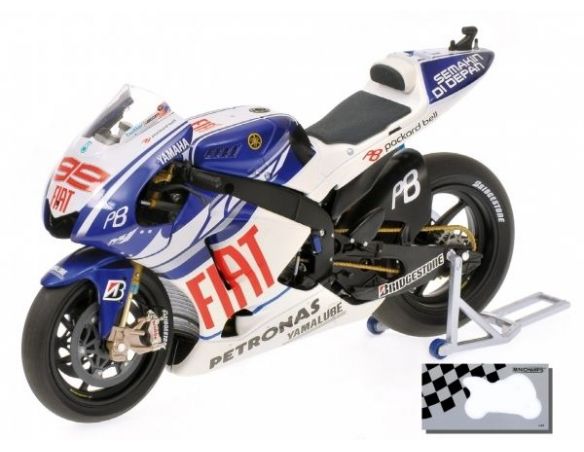 MINICHAMPS 123103099 YAMAHA YZR-M1 JORGE LORENZO WORLD CHAMPION MOTOGP 2010 Modellino